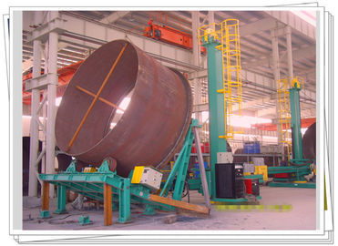 แกนหมุนปรับได้อย่างถูกต้องปรับหมุนได้สำหรับ Wind Tower Flange Auto Welding