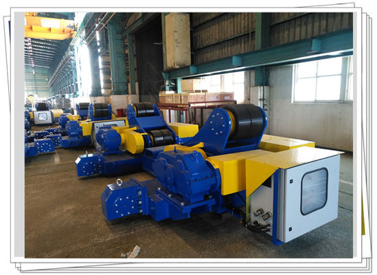 การเชื่อมท่อ 200t Self Aligning Rotator ล้อยาง Heavy Duty
