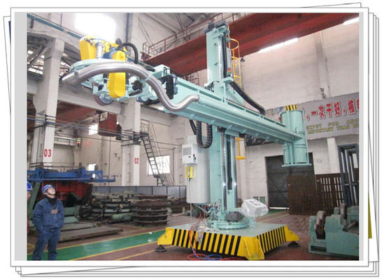 Gouge Grinding Column Boom เครื่องเชื่อม Boiler Back Chipping Polishing