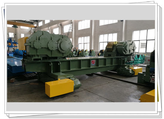 700t Tank Tower Pipe Welding Rotator Traversing Cart ล้อเหล็ก