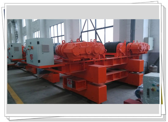 Traversing 200T Conventional Pipe Welding Rotator ยางล้อถังหมุนลูกกลิ้ง