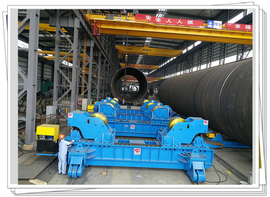 1200t เติบโตเชื่อม Rotator Monopile Foundation Fabrication Line